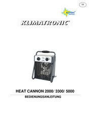 Suntec Wellness KLIMATRONIC HEAT CANNON 3300 Manual De Instrucciones