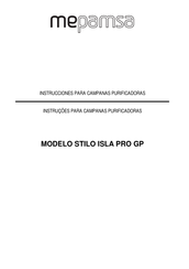 Mepamsa STILO ISLA PRO GP Instrucciones