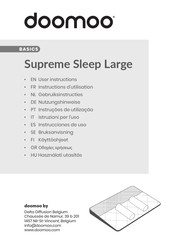 doomoo Basics Supreme Sleep Large Instrucciones De Uso