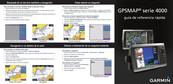 Garmin GPSMAP 4000 Serie Guía De Referencia Rápida