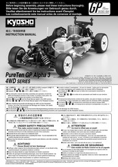 Kyosho PureTen EP Alpha 3 4WD Serie Manual De Instrucciones