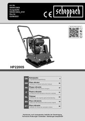 Scheppach HP2200S Traducción Del Manual De Instrucciones Original