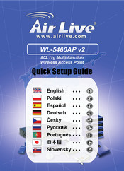 Air Live WL-5460AP v2 Guía De Instalación Rápida