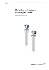 Endress+Hauser Gammapilot FMG50 Manual De Instrucciones