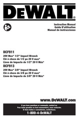 DeWalt DCF913 Manual De Instrucciones