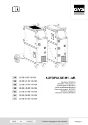 GYS AUTOPULSE M3 Manual Del Usuario