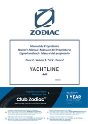 Zodiac YACHTLINE 440 Manual Del Propietário