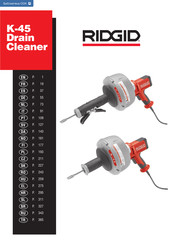 RIDGID K-45 Manual Del Usuario