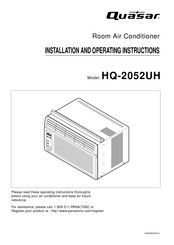 Quasar HQ-2052UH Instrucciones De Instalación Y  Operación