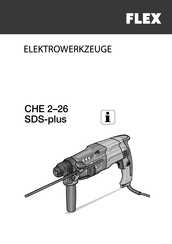 Flex CHE 2-26 SDS-plus Instrucciones De Funcionamiento