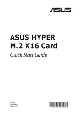 Asus HYPER M.2 X16 Card Guia De Inicio Rapido