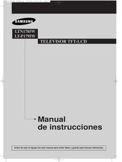 Samsung LTN1785W Manual De Instrucciones