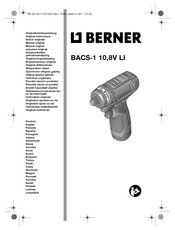 Berner BACS-1 Manual Original