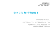 LifeProof Belt Clip Manual Del Usuario