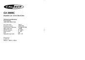 Caliber CA300BC Manual De Instrucciones