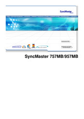 Samsung SyncMaster 757MB Manual De Instrucciones