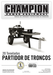 Champion Power Equipment 100133 Manual Del Usuario