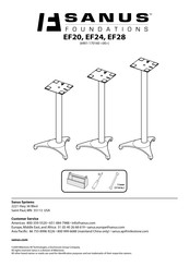 Sanus Foundations EF28 Manual De Instrucciones