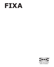 IKEA FIXA Manual De Instrucciones