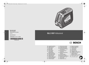 Bosch GLL 2-50 Professional Manual Original