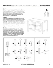 Crate&Barrel Morrsion Guia De Inicio Rapido