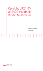 Keysight U1242C Guia De Inicio Rapido