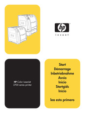 HP Color LaserJet 3700dn Inicio