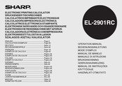 Sharp EL-2901RC Manual De Manejo