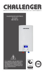 Challenger WH 7611 E Manual De Instrucciones Para Instalación, Uso Y Mantenimiento