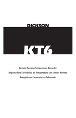 Dickson KT6 Manual Del Usuario