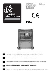 V2 ELETTRONICA PD1 Instrucciones