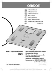 Omron HBF-214-EBW Manual De Instrucciones