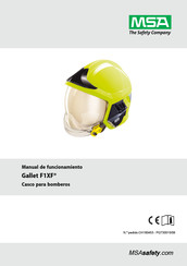 Msa Gallet F1XF Manual De Funcionamiento