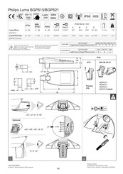 Philips Luma BGP621 Guia De Inicio Rapido