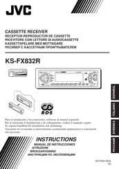 JVC KS-FX832R Manual De Instrucciones