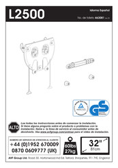 Avf Group L2500 Instrucciones De Montaje