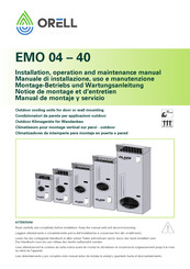 ORELL EMO20L Manual De Montaje Y Servicio