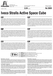 Italeri Iveco Stralis Active Space Cube Manual Del Usuario