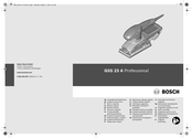 Bosch GSS 23 A Professional Manual Original