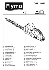 Flymo C-Li 20VHT Manual De Usuario