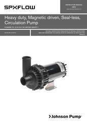 Johnson Pump SPX Flow Seal-less Manual Del Usuario