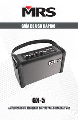 MRS GX-5 Guía De Uso Rápido