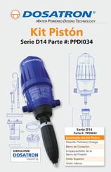 dosatron D14MZ2 Manual Del Usuario