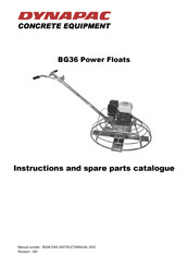 Dynapac 4700117197 Manual De Instrucciones Y Repuestos