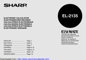 Sharp ELSI MATE EL-2135 Manual De Manejo