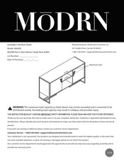 MōDRN 8682B Instrucciones De Montaje