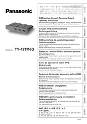 Panasonic TY-42TM6G Manual De Instrucciones