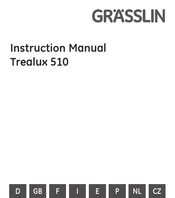 Grasslin Trealux 510 Manual De Instrucciones