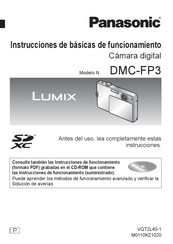 Panasonic DMC-FP3 Instrucciones De Básicas De Funcionamiento