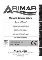 arimar SOFT LINE 270 Manual Del Propietário